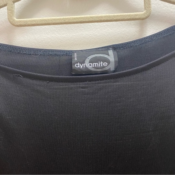 Vintage boatneck 3/4 sleeve with ruching - Picture 4 of 4